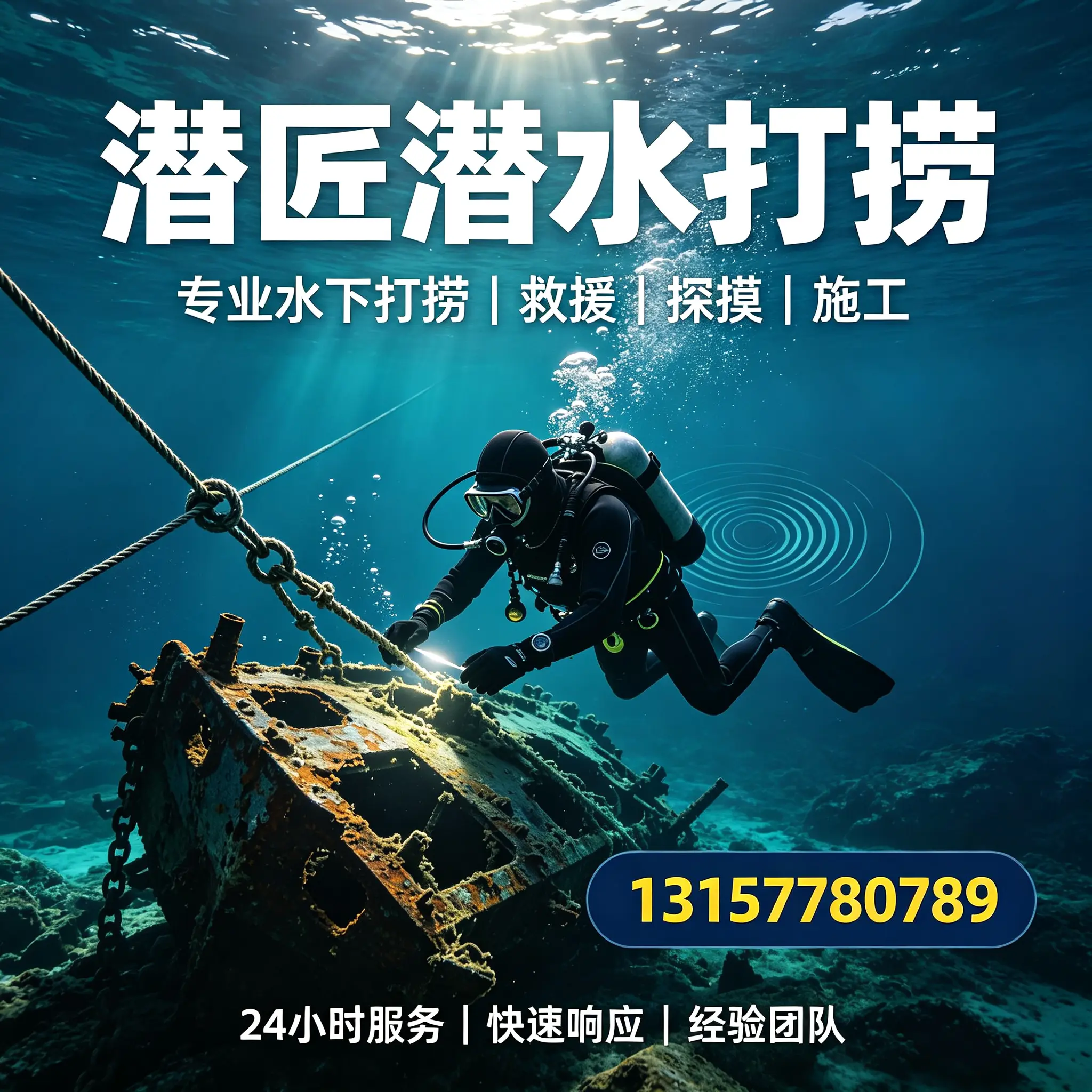 沅陵水下打捞作业服务产品